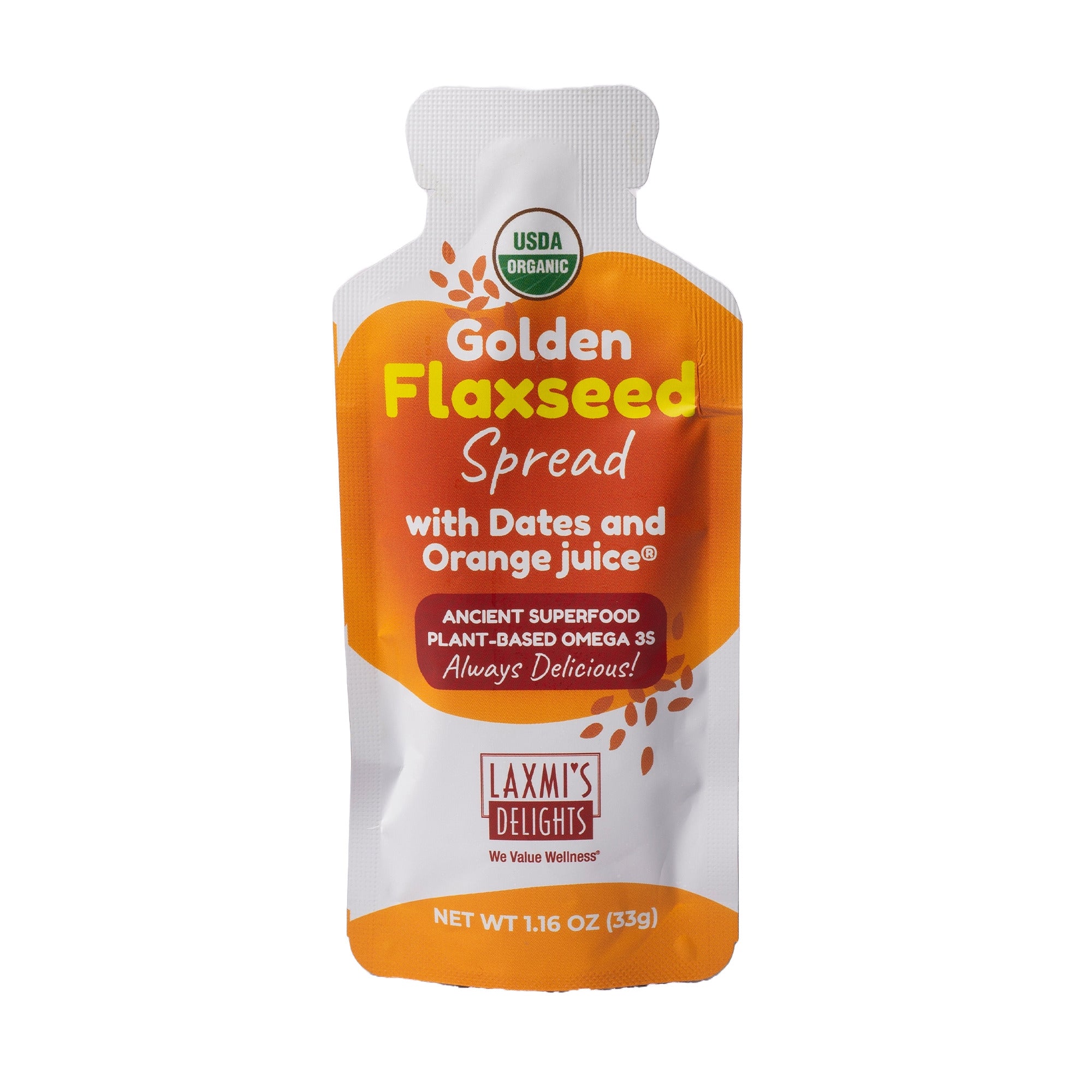 Golden Flaxseed Spread with Dates and Orange Juice®