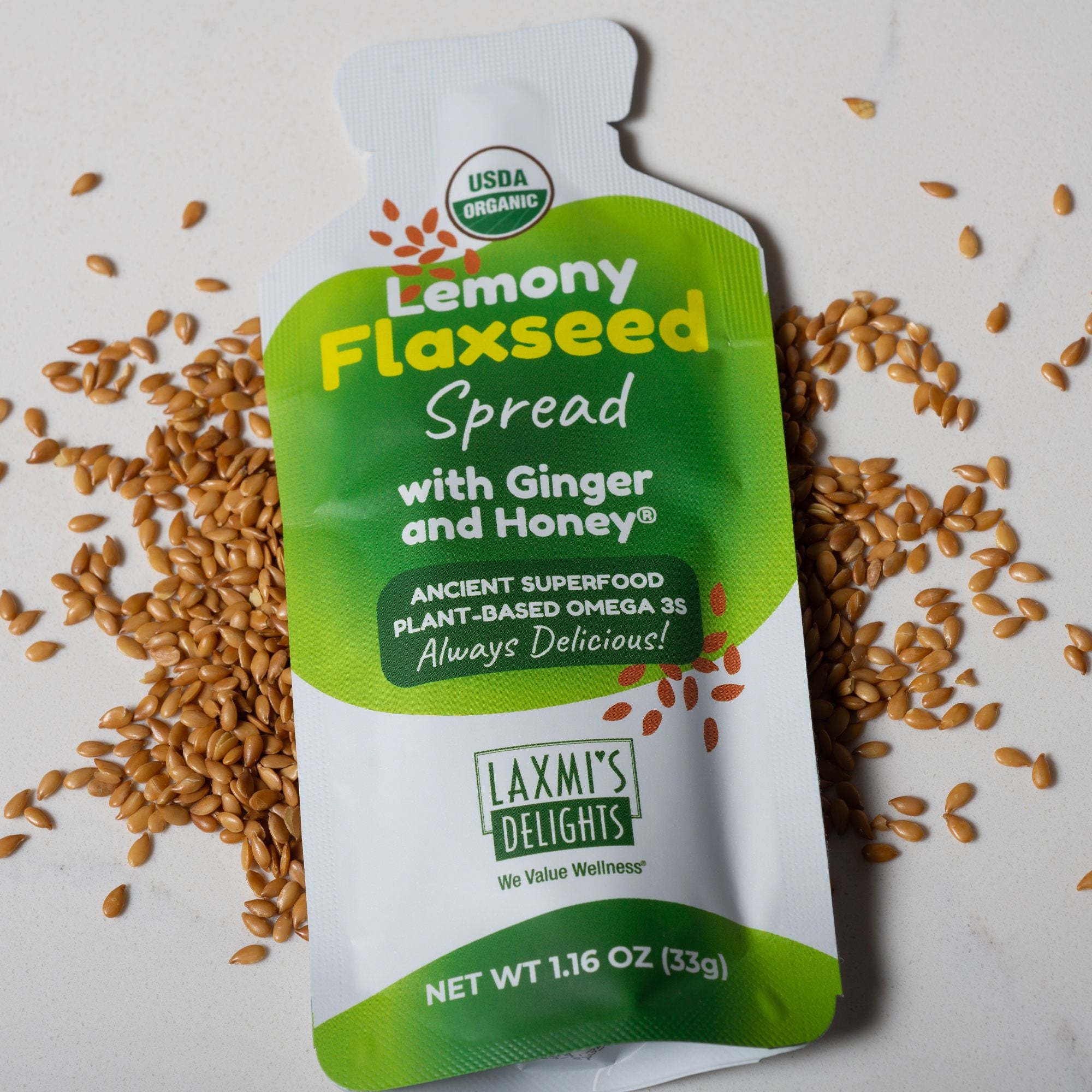 Lemony Flaxseed Spread with Ginger and Honey® – Laxmi's Delights