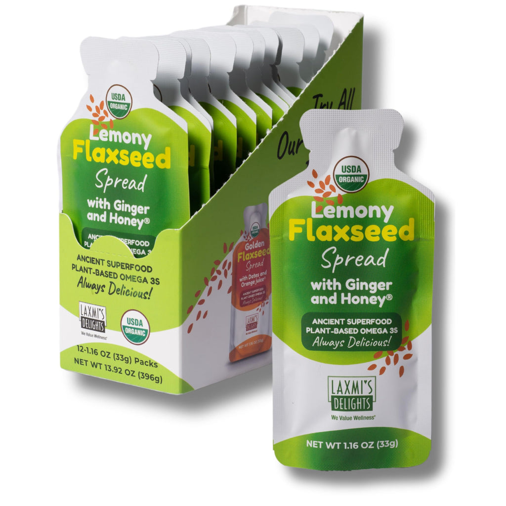 Lemony Flaxseed Spread with Ginger and Honey®