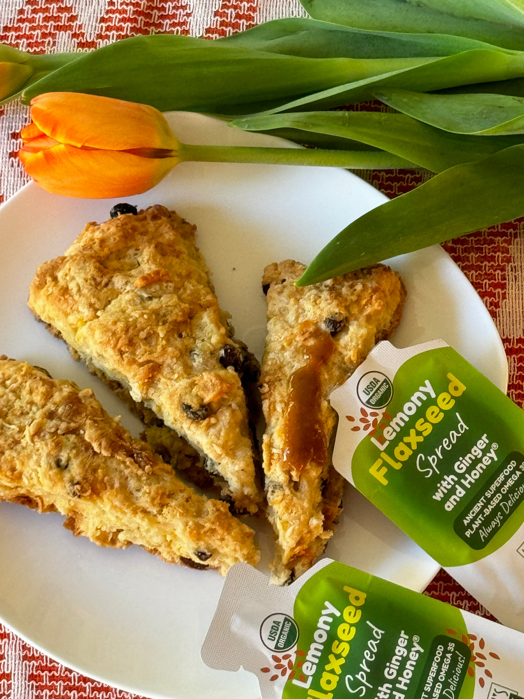 Lemony Flaxseed Spread with Ginger and Honey®